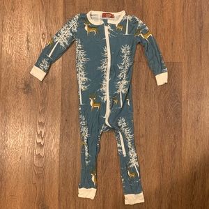 MilkBarn pajamas, zippered, 18-24mo